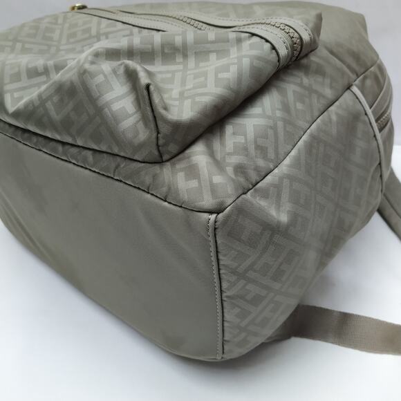 Tommy Hilfiger Gray Nylon Top Handle Zipper Closure Backpack main image 7